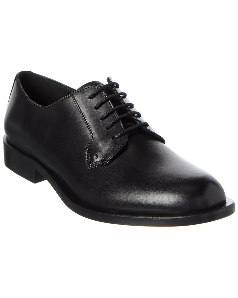 Valentino Garavani Rockstud Leather Loafer Black