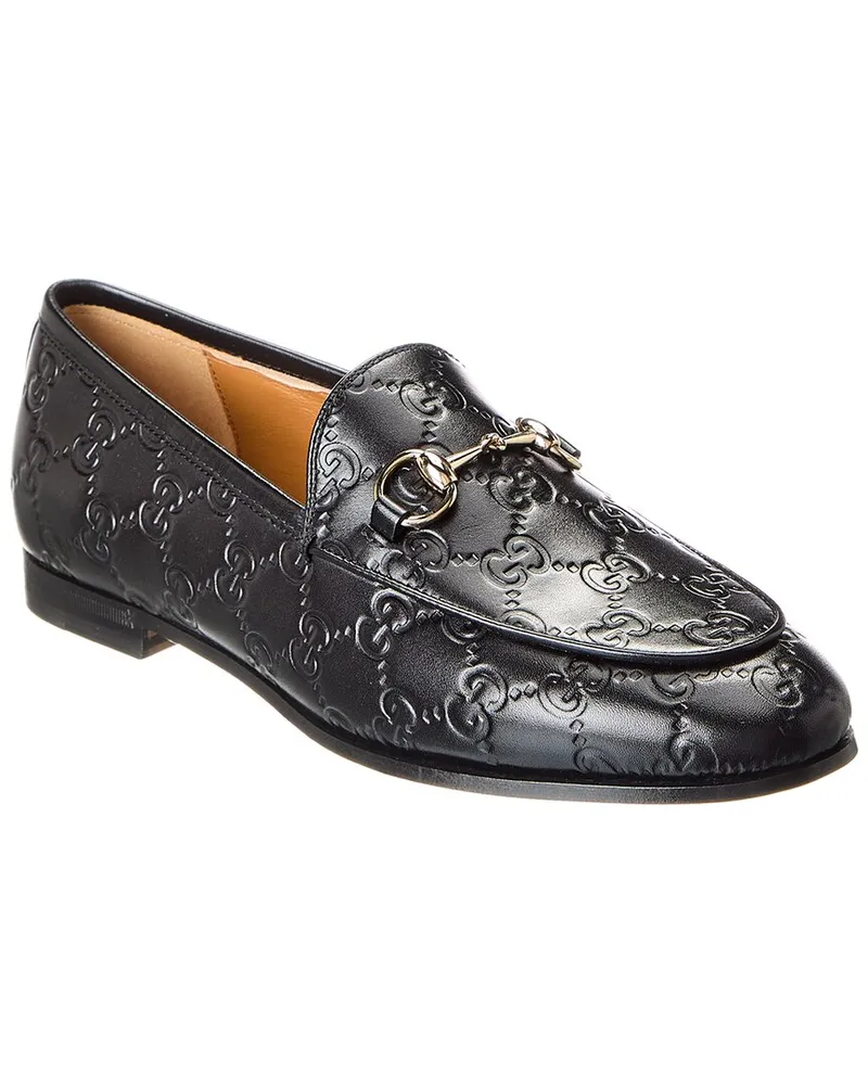 Gucci Jordaan Leather Loafer Black