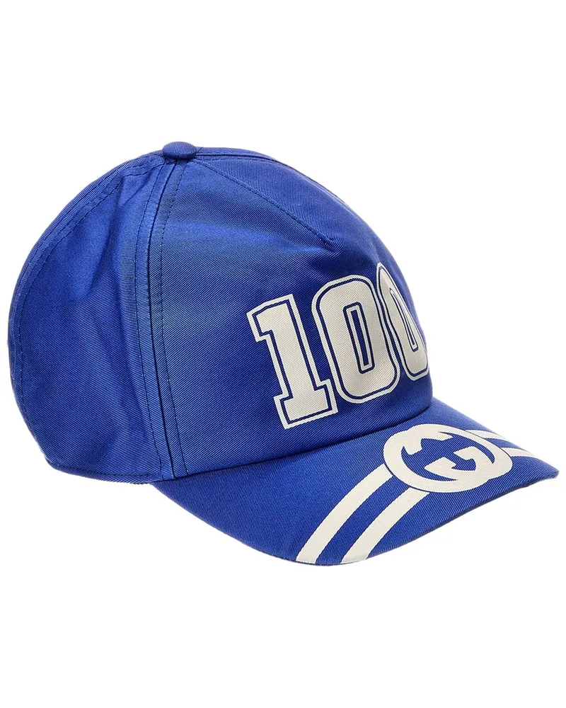 Gucci 100 Baseball Cap Blue