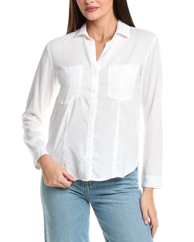Bella Dahl Seamed Button Down Shirt Nocolor