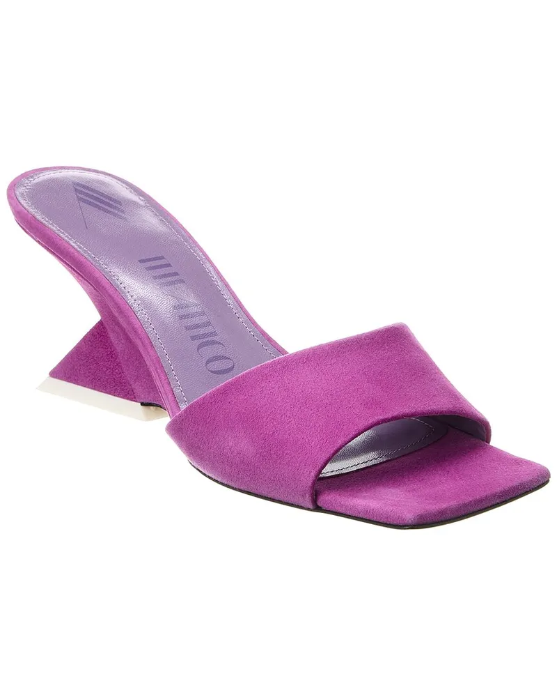 ATTICO Cheope Suede Mule Purple
