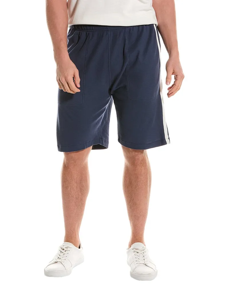 ATM Pique Pull-On Short Blue