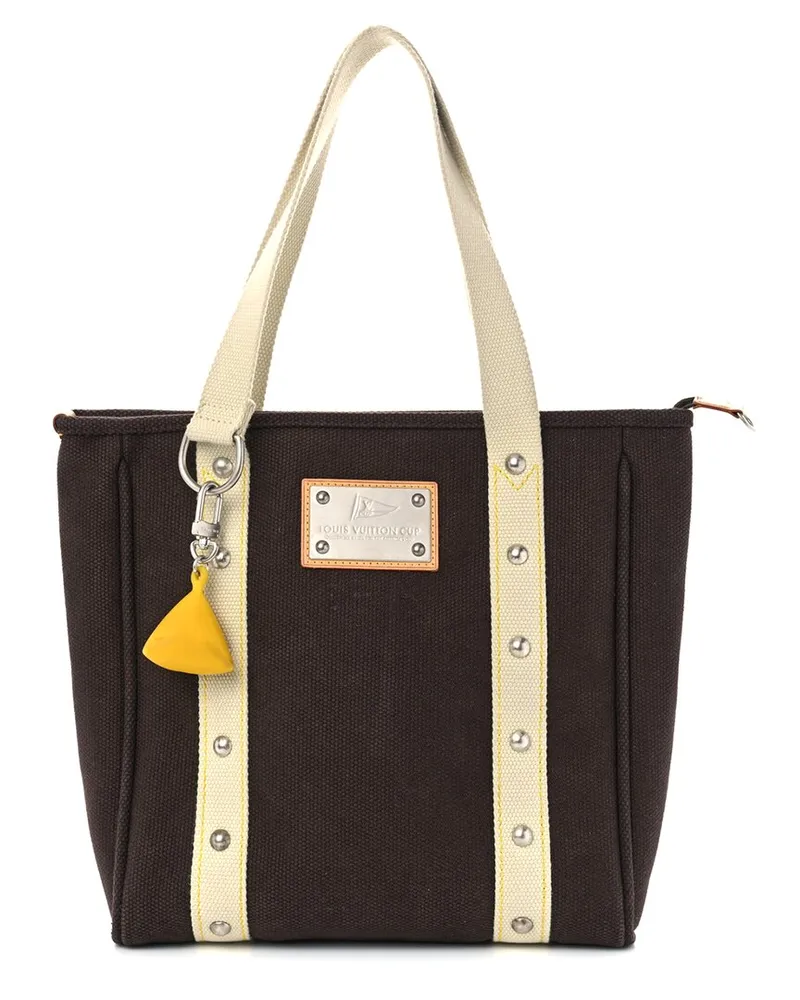 Louis Vuitton Brown Toile Canvas Americas Cup Toile Antigua Cabas MM  (Authentic Pre-Loved Nocolor