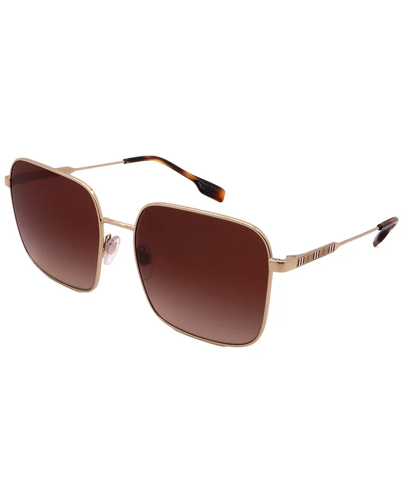 Burberry Unisex BE3119 58mm Sunglasses Gold