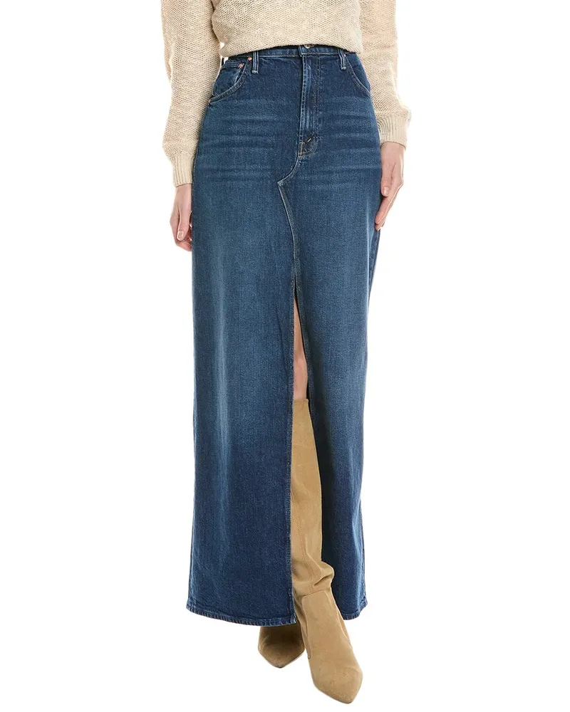Mother The Bombshell Maxi Skirt Blue