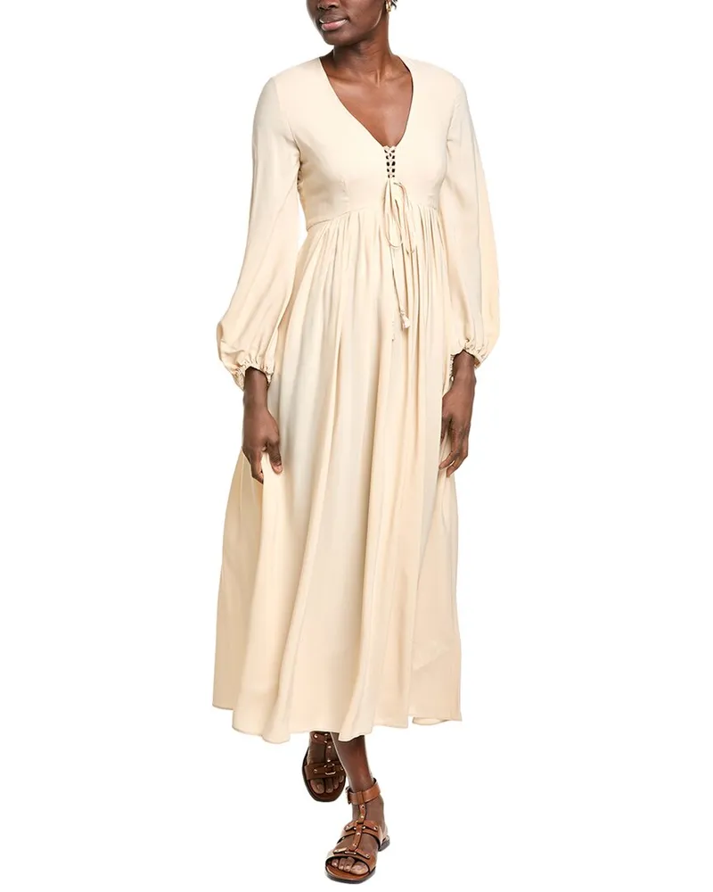 Max Mara Guelfi Maxi Dress White