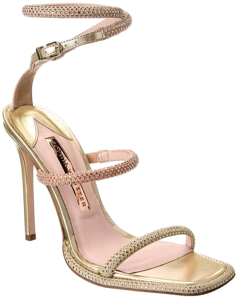 Sophia Webster Callista Leather Sandal Gold