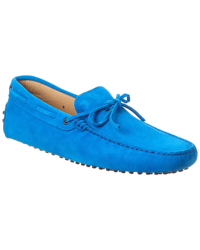 TOD'S TOD’s Gommino Suede Loafer Blue