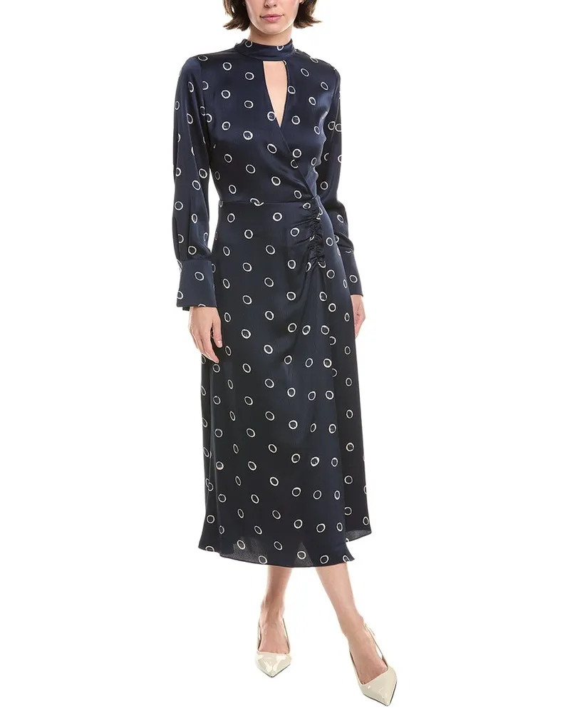 Rebecca Taylor Print Maxi Dress Blue