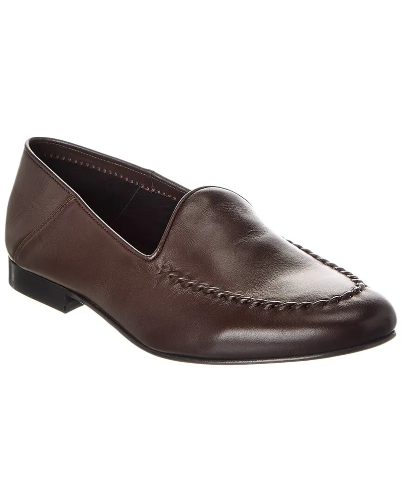 Officine Generale Officine Generale Nino Leather Loafer Brown