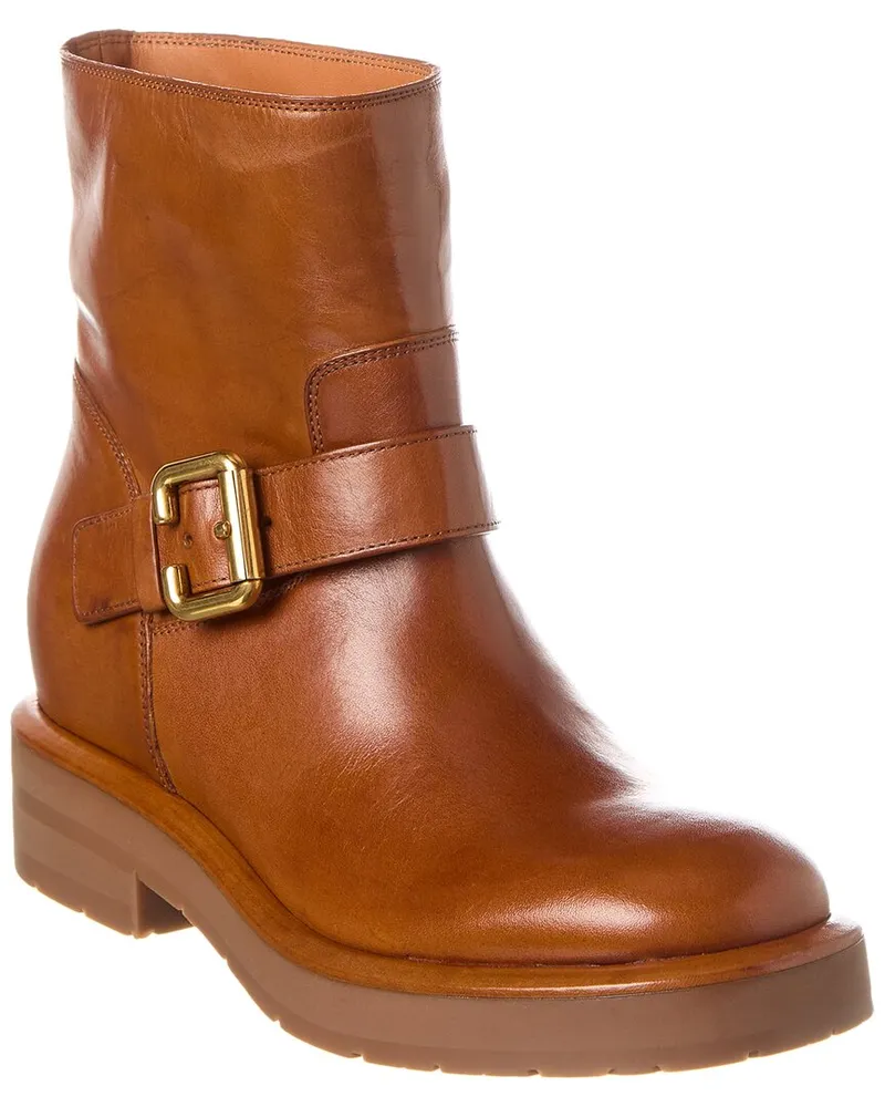 Chloé Coddington Leather Boot Brown