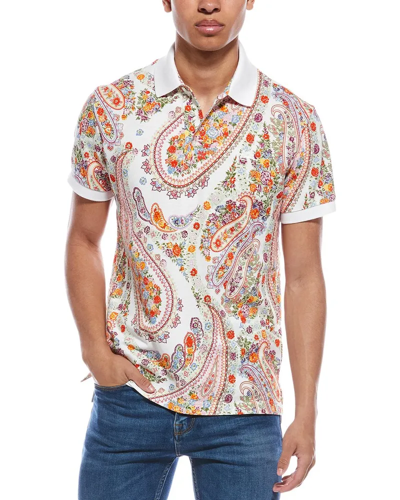 Etro Roma Polo Shirt White