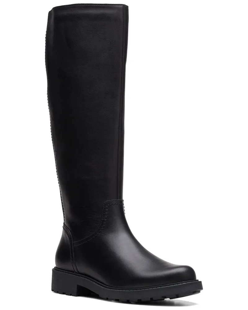 Clarks Orinoco2 Rise Leather Boot Black