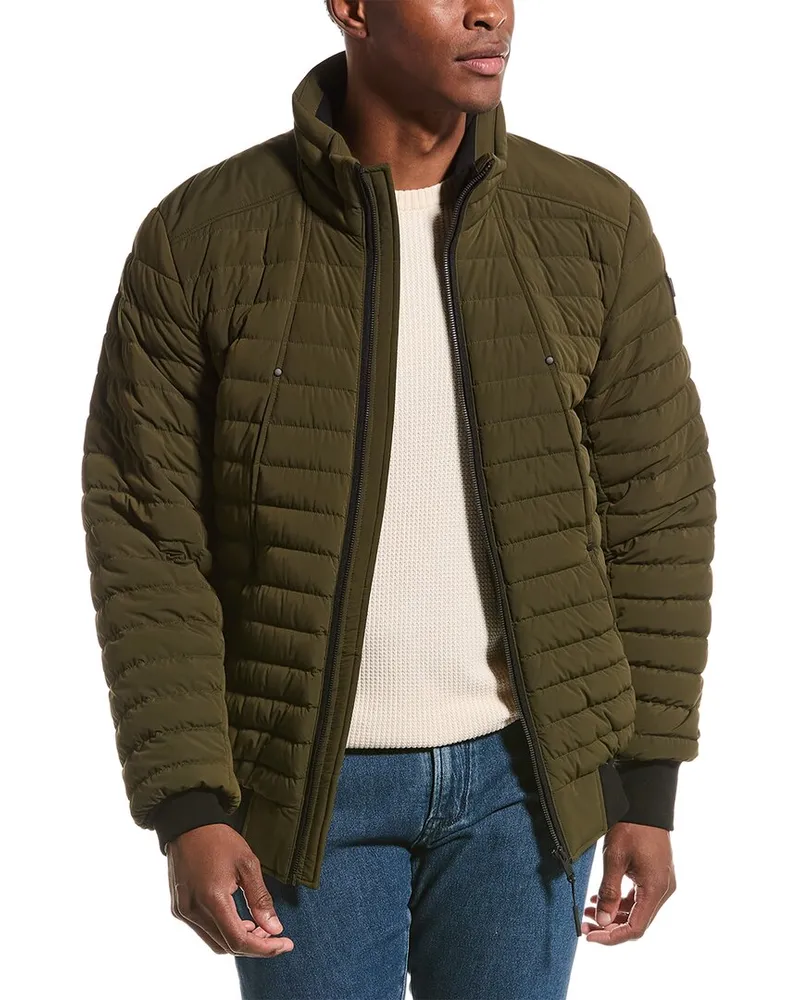 Moose Knuckles Keap Down Bomber Jacket Green