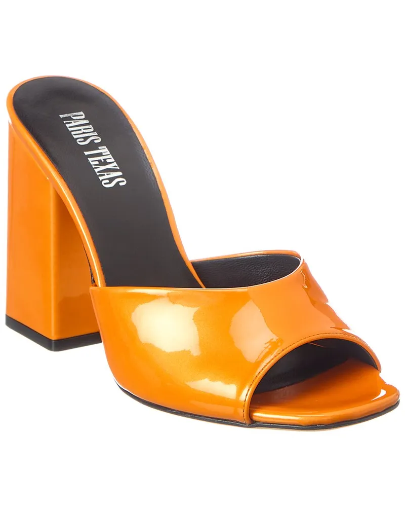 Paris Texas Anja Patent Mule Black