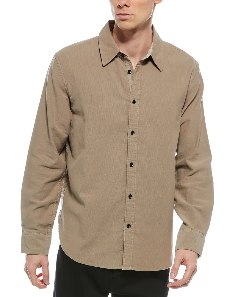 Rag & Bone Finch Corduroy Shirt Brown