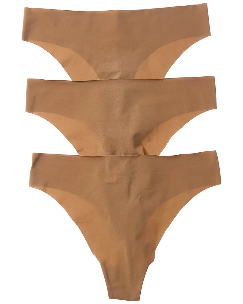 Cosabella 3pk Free Cut Micro High-Waist Thong Nocolor