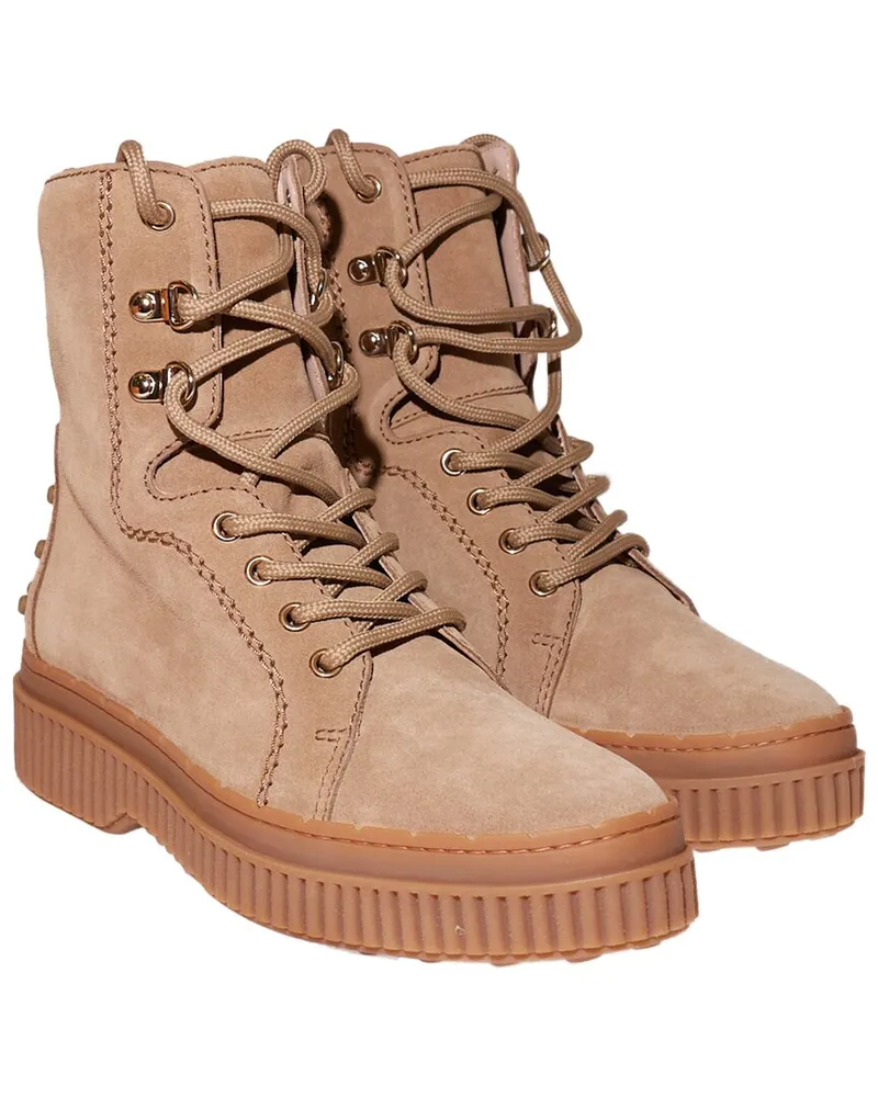 TOD'S TODs Suede Boot Brown