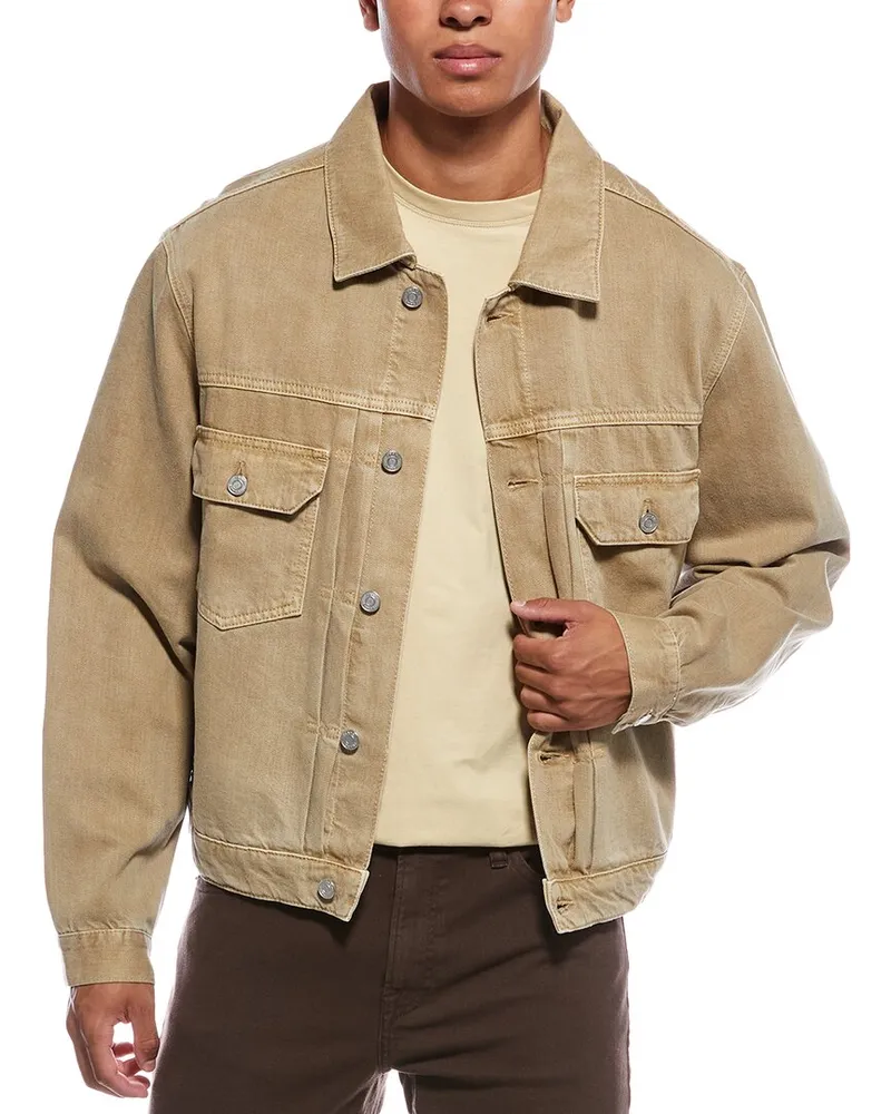 Frame Denim Vintage Denim Jacket Brown