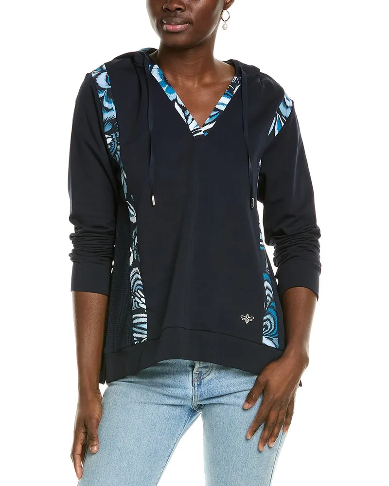 Johnny Was Travel Hoodie Blue