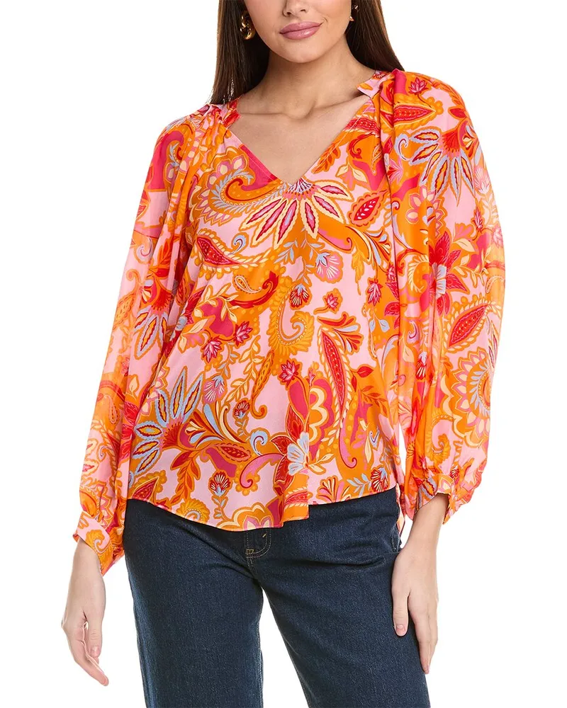 Hale Bob Josie Silk Top Nocolor