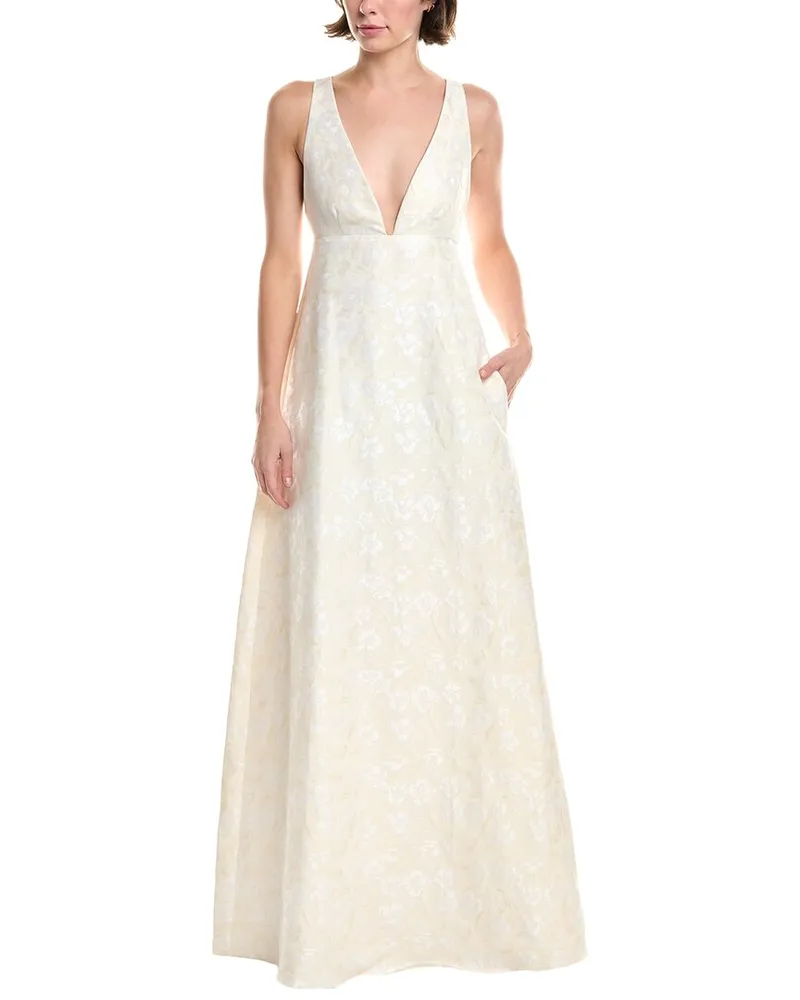 Rebecca Taylor Floral Maxi Dress White