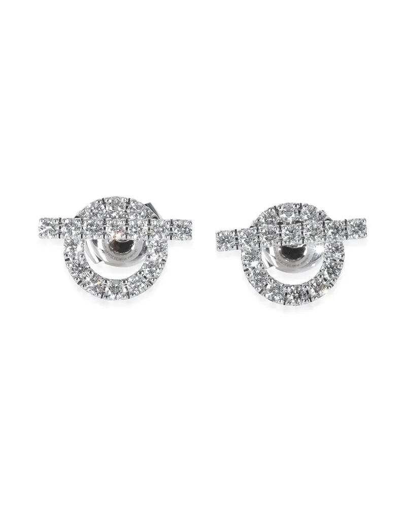 Hermès Finesse 18K 1.84 ct. tw. Diamond Earrings (Authentic Pre-Loved Nocolor