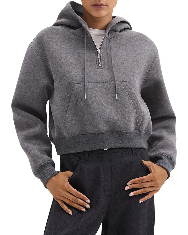 Theory Half Zip Hoodie Nocolor