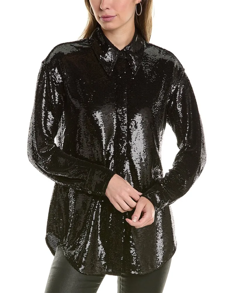 AllSaints Charli Shirt Black