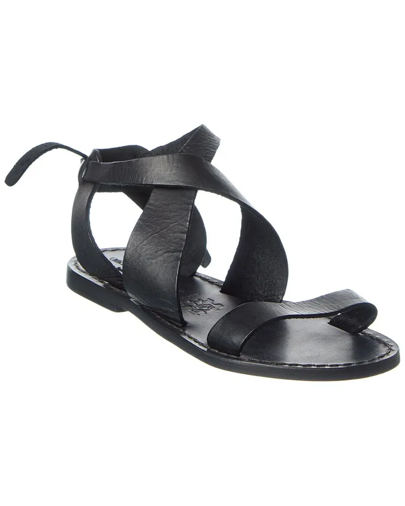 Officine Generale Officine Generale Positano Leather Sandal Black