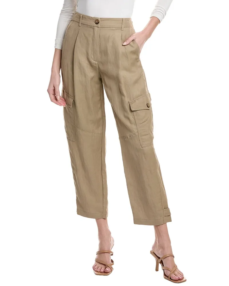 MARELLA Giada Linen-Blend Trouser Nocolor
