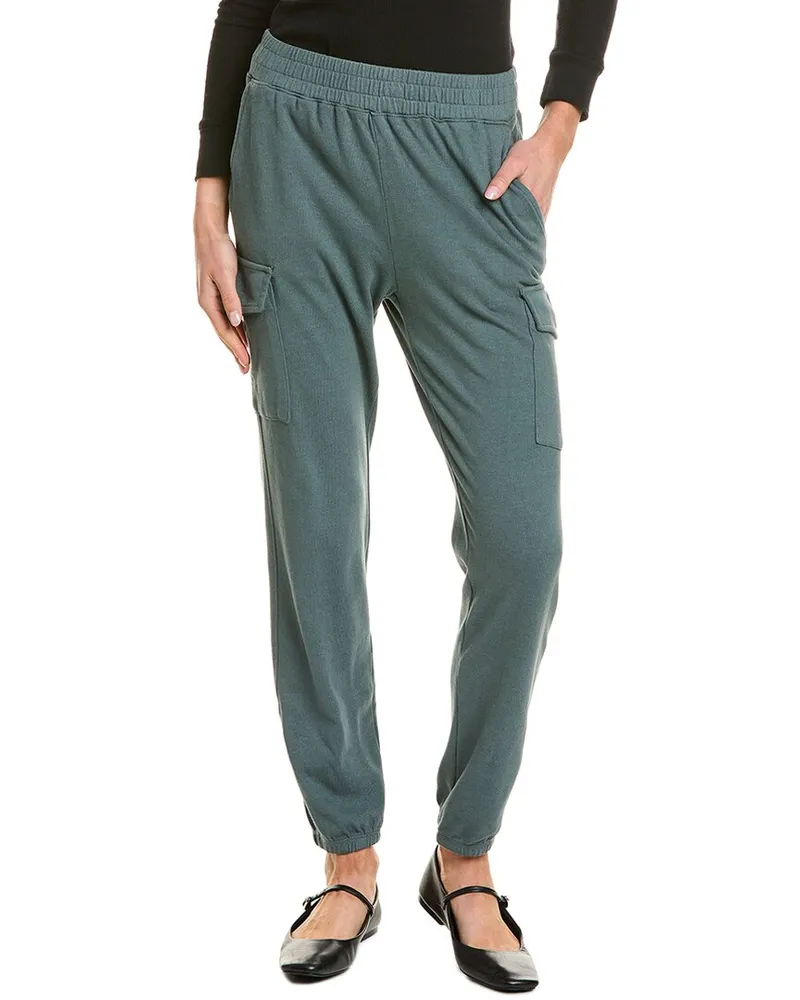 Monrow Cargo Sweatpant Green