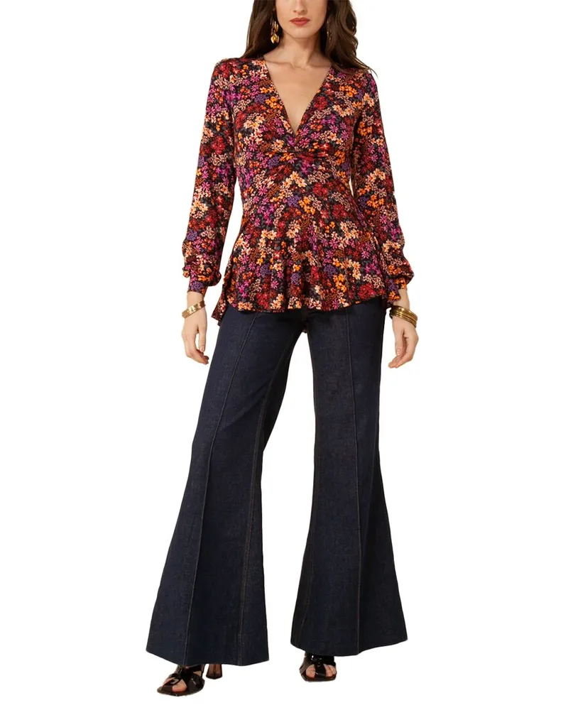 Hale Bob Inaya Jersey Twist Top Nocolor