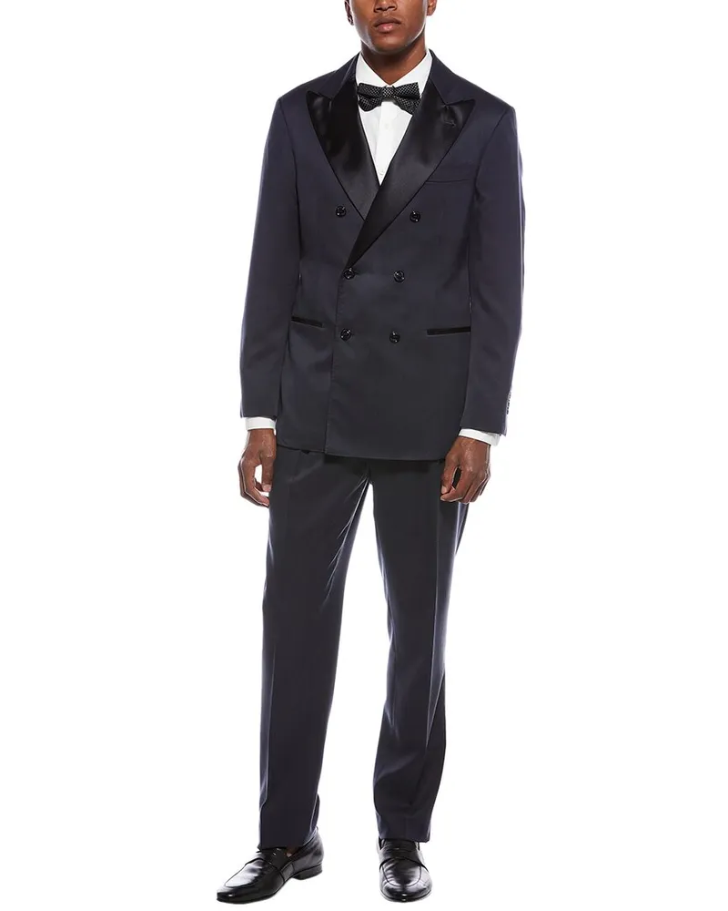 Brunello Cucinelli 2pc Silk Suit with Pleated Pant Nocolor
