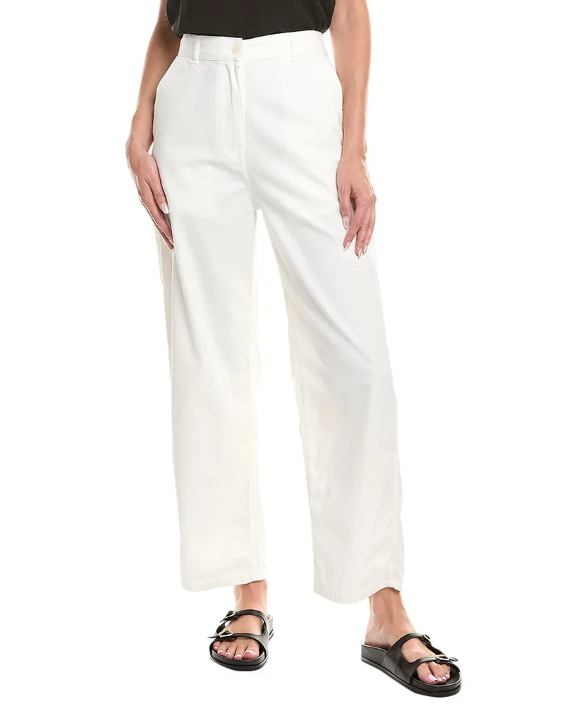 The Row Sharka Cashmere-Blend Pant White