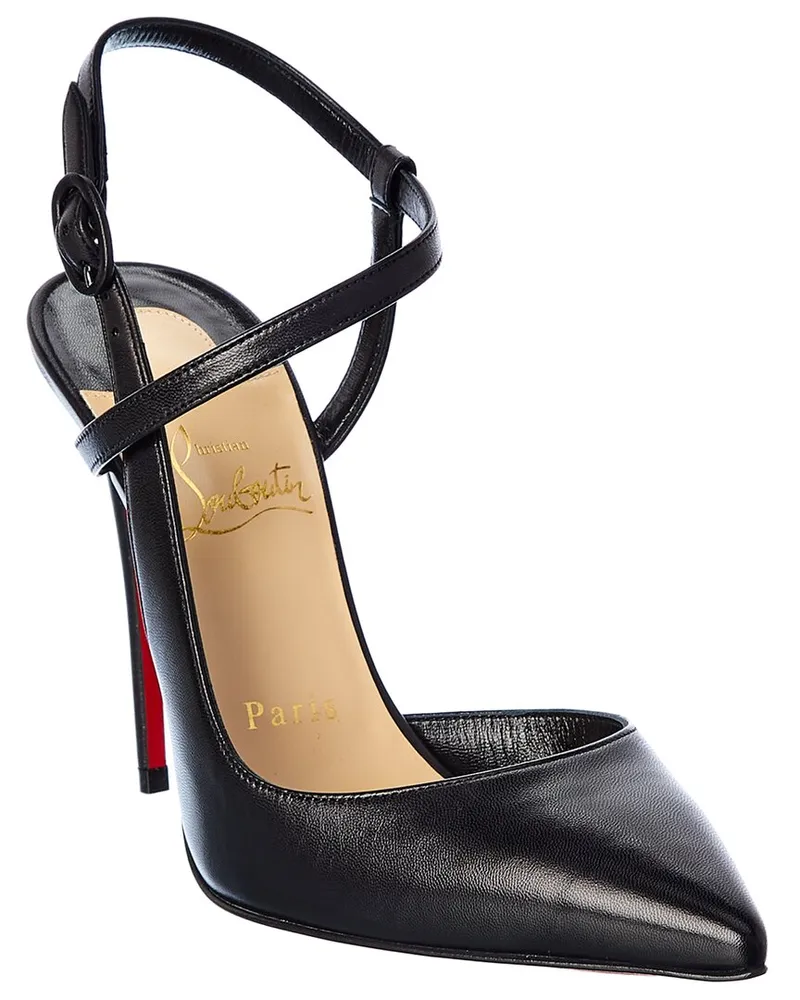 Christian Louboutin Jenlove 100 Leather Pump Black