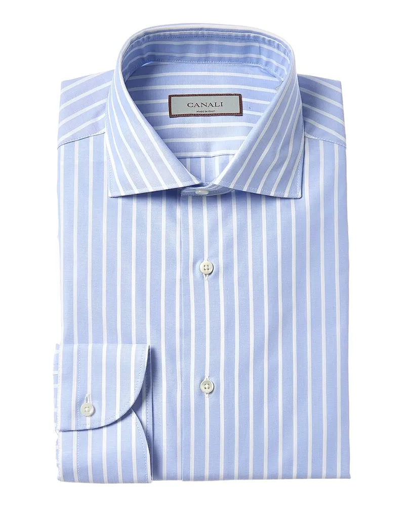 Canali Dress Shirt Blue