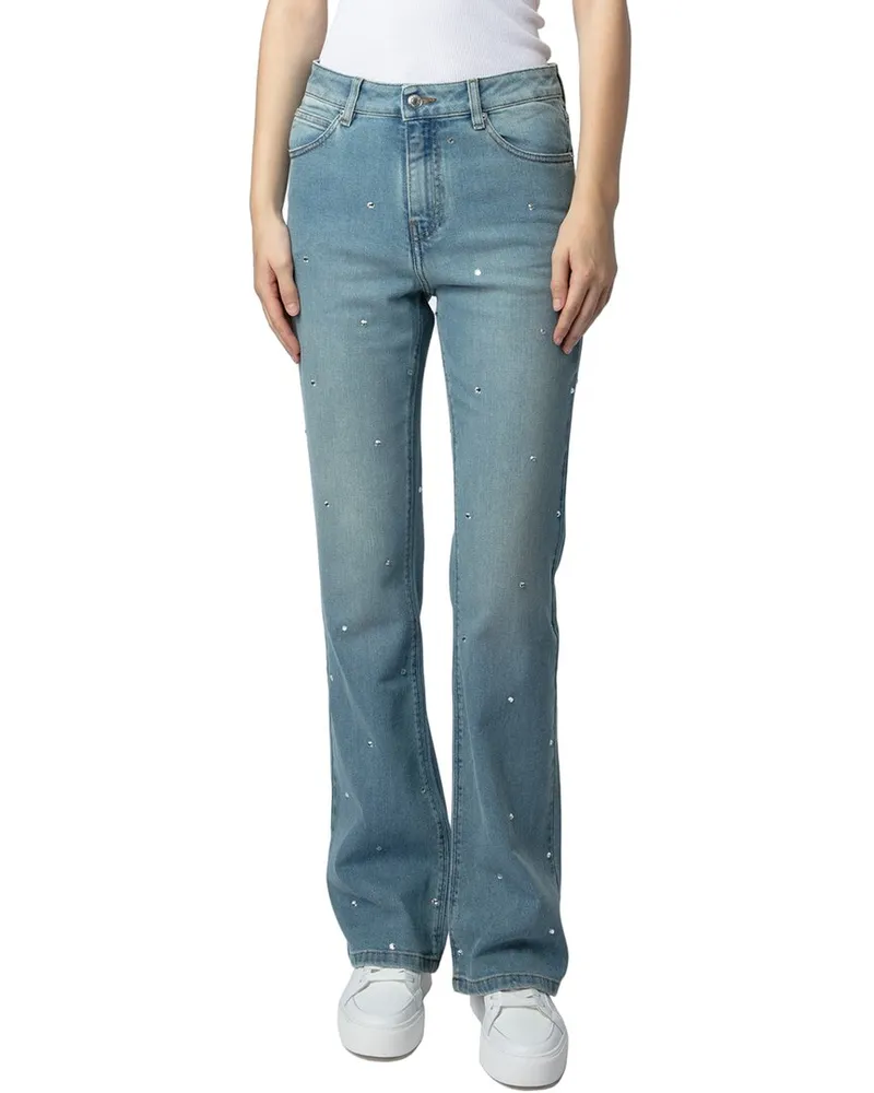 Zadig & Voltaire Emile Denim Eco Strass Pant Nocolor