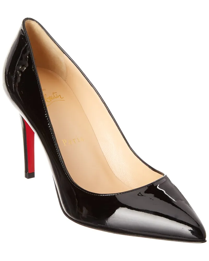 Christian Louboutin Pigalle 85 Patent Pump Nocolor