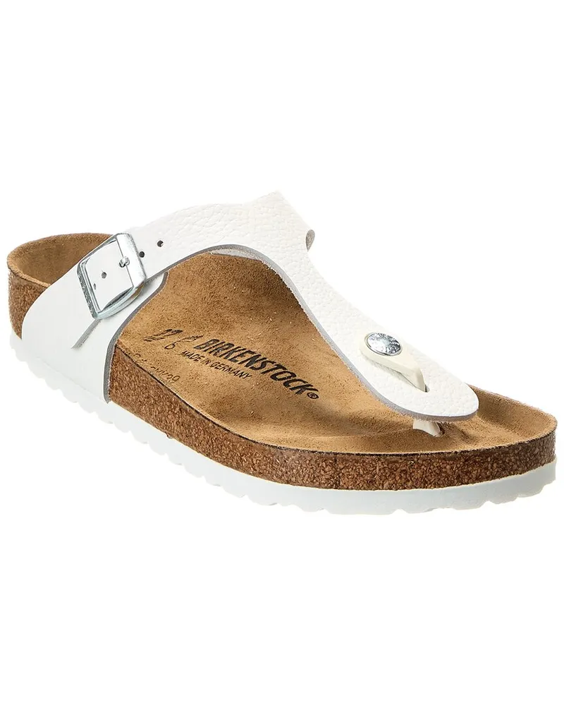 Birkenstock Gizeh Leather Sandal White