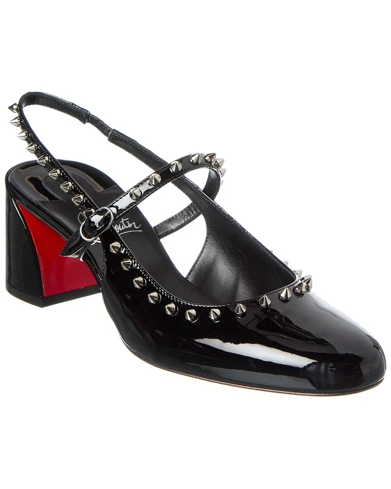 Christian Louboutin Janispikes 55 Patent Pump Black