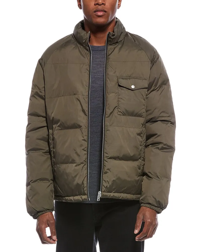 AllSaints Griffin Reversible Jacket Green