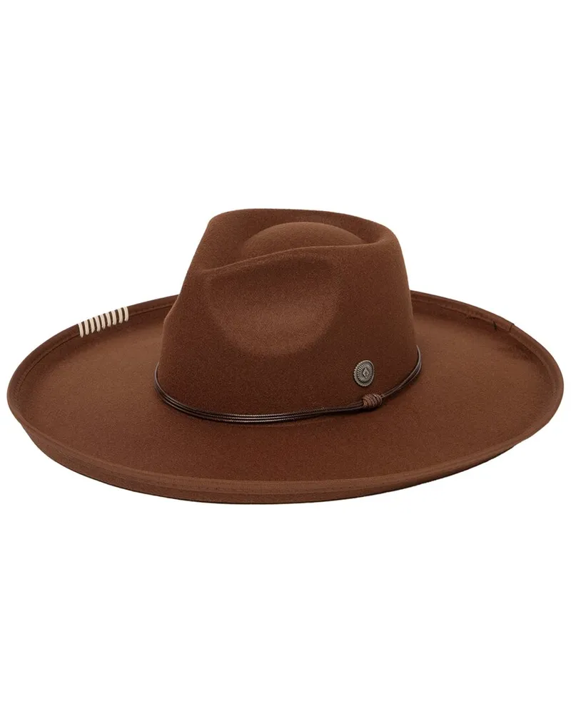 Frye Round Crown Floppy Brown