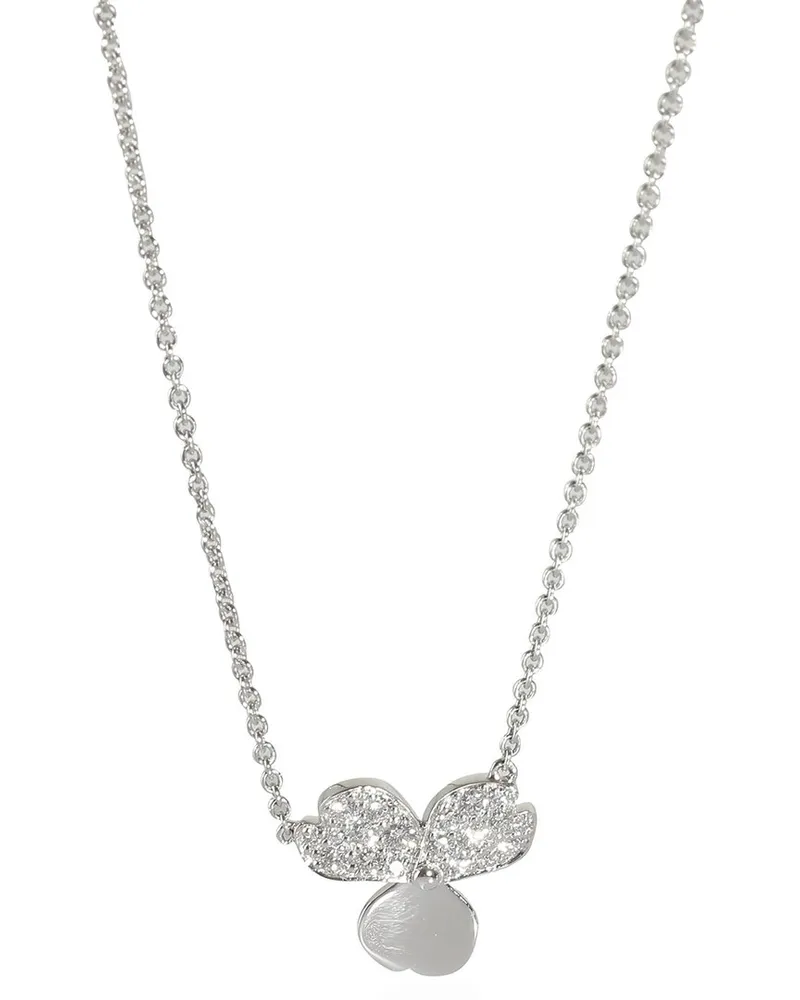 Tiffany & Co. Paper Flowers Platinum 0.34 ct. tw. Diamond Pendant (Authentic Pre-Loved Nocolor