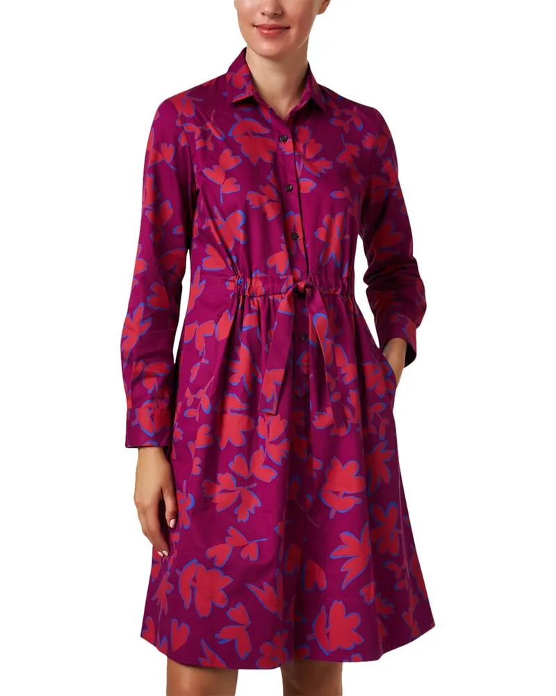 ROSSO35 Floral Shirtdress Pink