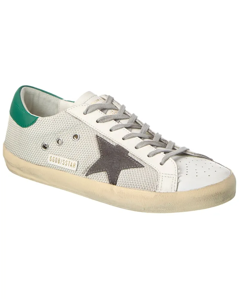 Golden Goose Superstar Mesh & Leather Sneaker White