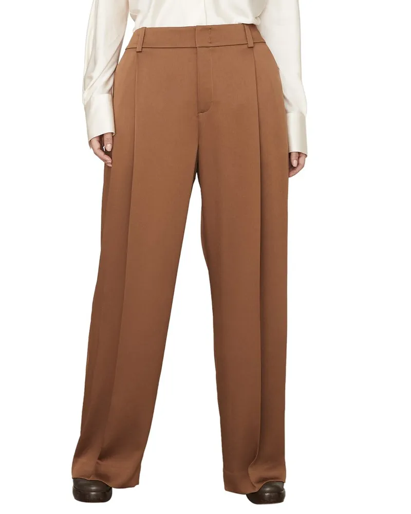 Vince Tailored Wide Leg Trouser Nocolor