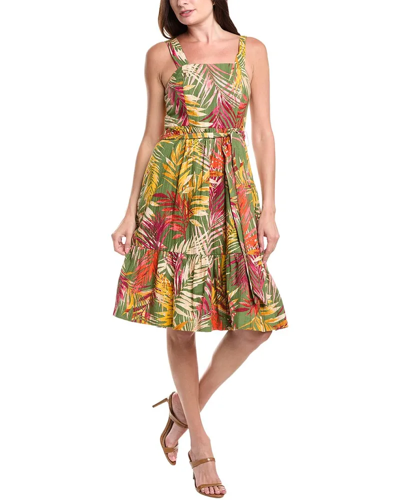 Anne Klein Classic Midi Dress Green