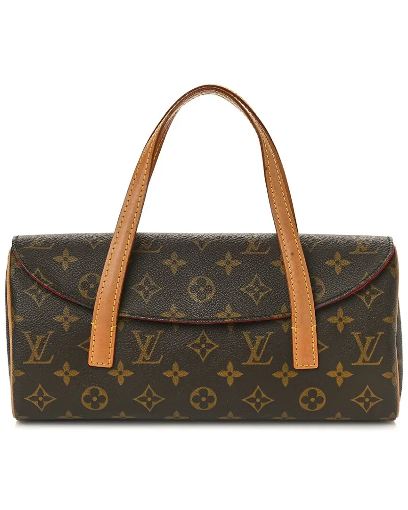 Louis Vuitton Brown Monogram Coated Canvas Sonatine (Authentic Pre-Loved Nocolor