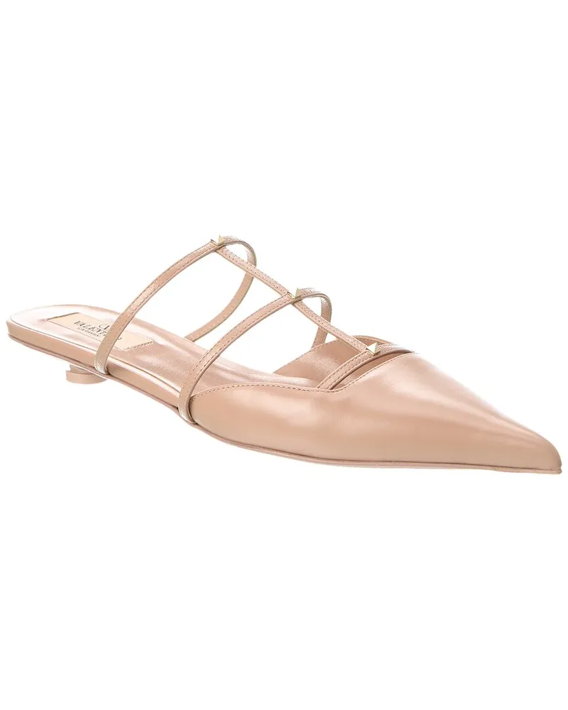 Valentino Garavani Rockstud 20 Leather Mule Pink